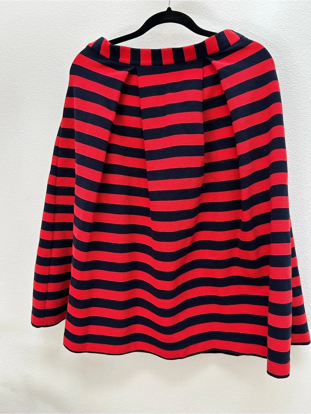 Boden Striped A-Line Skirt, UK, Red & Navy, US 6, Like New